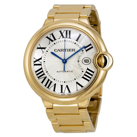 cartier gold watch|cartier 18k gold watch price.